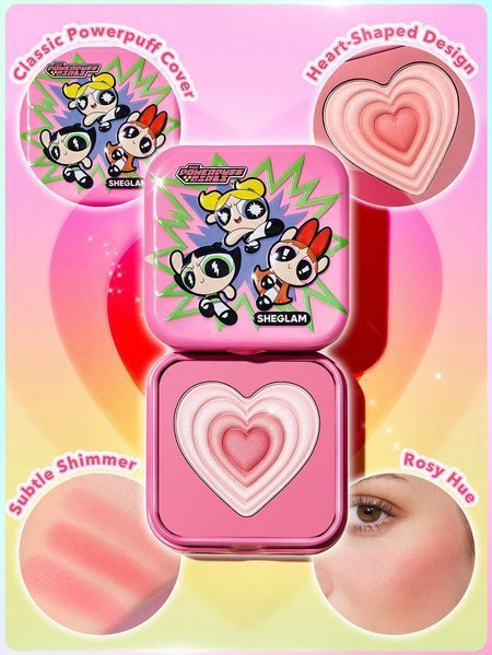 Рум'яна з шимером The Powerpuff Girls X SHEGLAM Tough Love-Utonium 10144 фото
