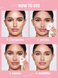 Мʼякі рожеві пухові спонжі для макіяжу Insta-Ready Powder Puff 10295 фото 2