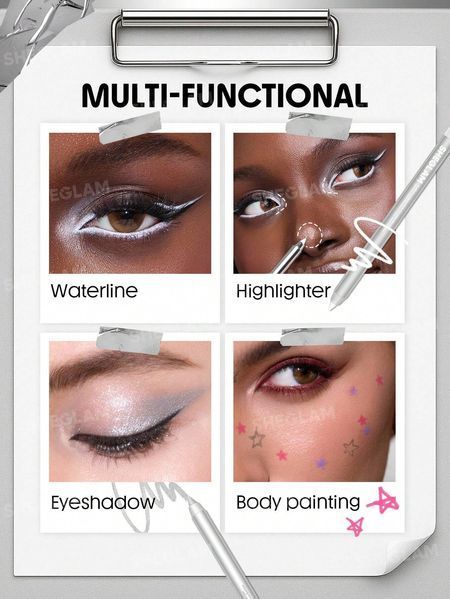 Гелевый карандаш для глаз Boldline Longwear Multi-Function Gel Liner - Silver 10389 фото