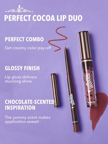 Блеск для губ и лайнер Cocoa Kiss + Brownie Bite 10297 фото