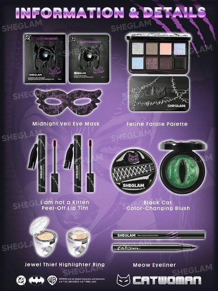 Колекційний набір косметики CATWOMAN&trade; Full Collection Set 10351 фото