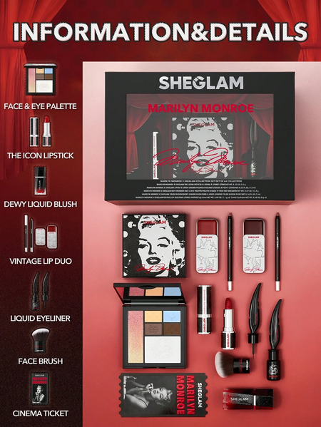 Набор SHEGLAM Marilyn Monroe Мерлин Манро 10301 фото