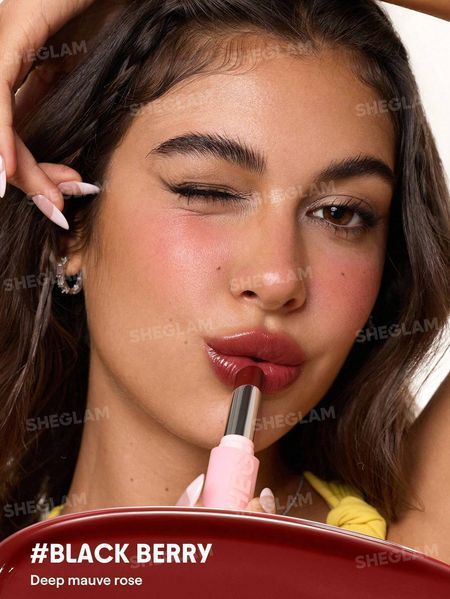 Помада-бальзам Silk Slip Lip Oil Balm-Black Berry 10404 фото