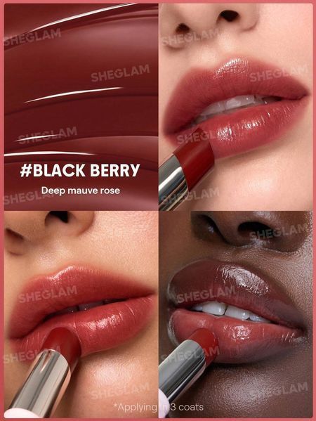 Помада-бальзам Silk Slip Lip Oil Balm-Black Berry 10404 фото