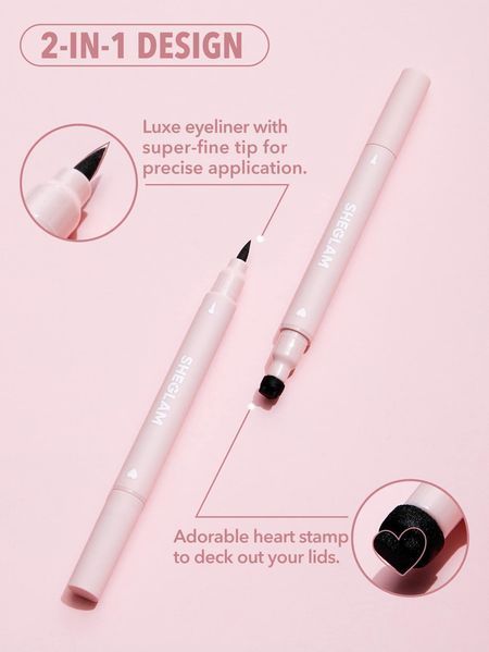 Подводка для глаз 2-в-1 Heart Eyes 10156 фото