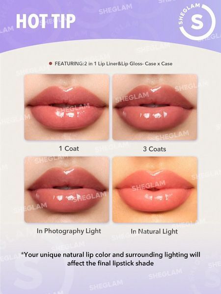 Дуэт 2в1 блеск+контурный карандаш Lip Rules-Judgey Much 10056 фото