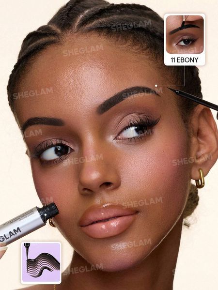 Тінт для брів Tint Lock Tattoo Peel Off Brow Gel-Ebony 10407 фото