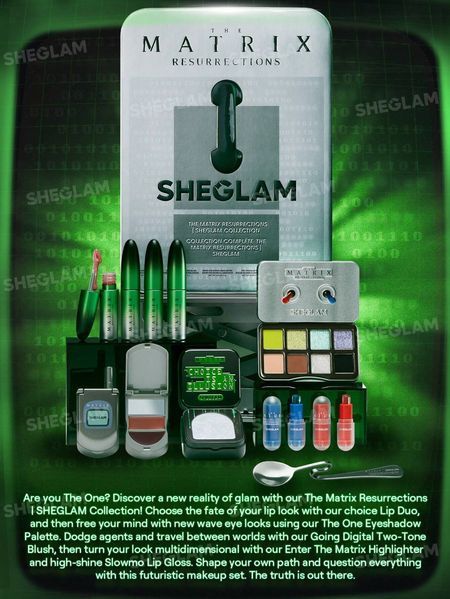 Коллекционный набор косметики Матрица The Matrix X SHEGLAM 10007 фото