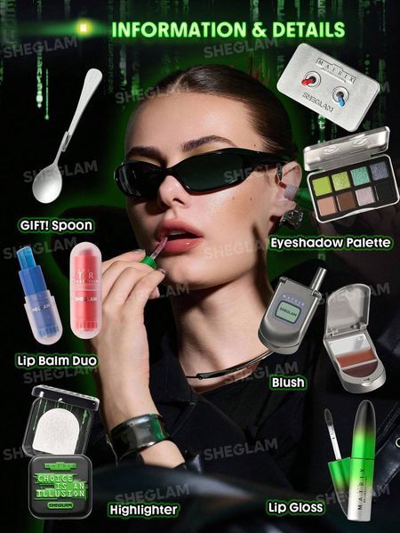 Коллекционный набор косметики Матрица The Matrix X SHEGLAM 10007 фото