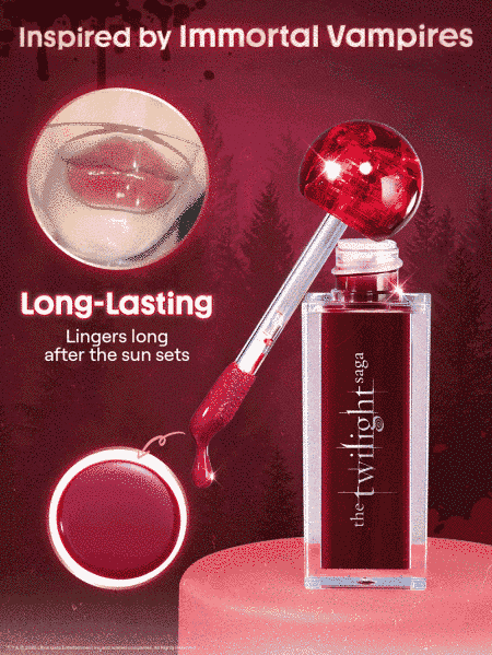 Стійкий тінт для губ The Twilight Saga Immortality Lip Tint-Heart Beat 10358 фото