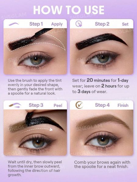 Тинт для бровей Tint Lock Tattoo Peel Off Brow Gel-Espresso 10408 фото