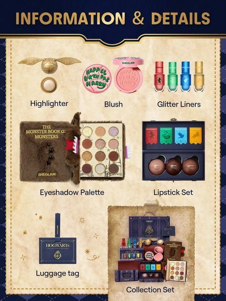 Коллекционный набор косметики Harry Potter&trade; X SHEGLAM 2.0 10208 фото