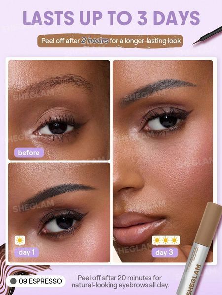 Тинт для бровей Tint Lock Tattoo Peel Off Brow Gel-Espresso 10408 фото