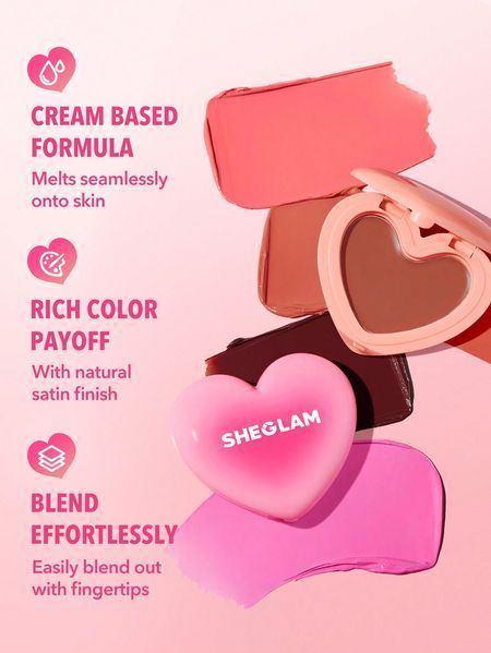 Кремові рум&rsquo;яна у формі сердечка Playing Cupid Cream Blush-Adorn 10411 фото