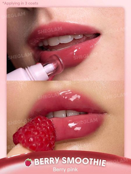 Зволожуючий блиск для губ Crystal Glaze відтінку Berry Smoothie 10062 фото