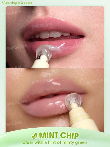Увлажняющий блеск для губ Crystal Glaze оттенка Mint Chip от Sheglam 10063 фото