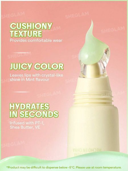 Увлажняющий блеск для губ Crystal Glaze оттенка Mint Chip от Sheglam 10063 фото