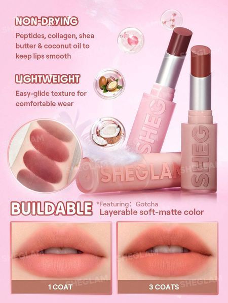 Помада для губ Lip Veil Cushion Lightweight Lipstick - Strut 10378 фото
