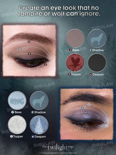 Палетка теней The Twilight Saga X SHEGLAM Eternal Love Palette Сумерки 10016 фото