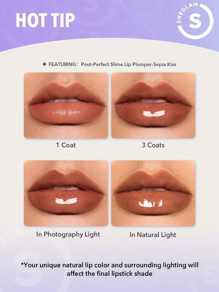 Блеск-увеличитель для губ Pout-Perfect Shine Lip Plumper-Pink Flamingo 10416 фото
