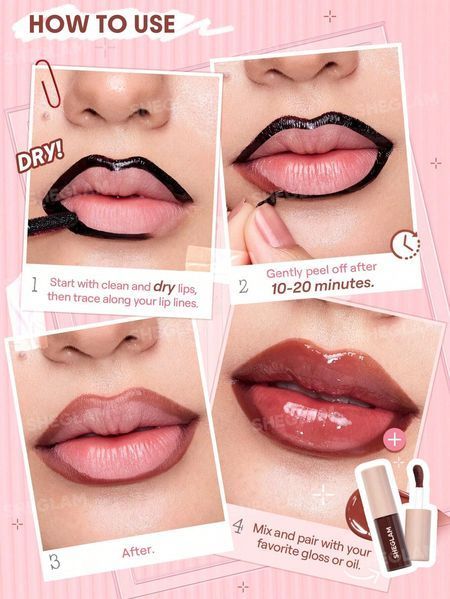 Тінт-контур для губ Peel Off Lip Liner Stain-Mauvelous 10069 фото