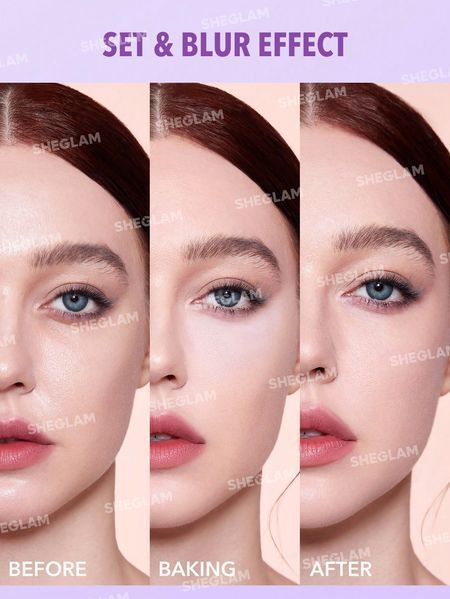 Мʼякі фіолетові пухові спонжі для макіяжу Insta-Ready Powder Puff 10121 фото