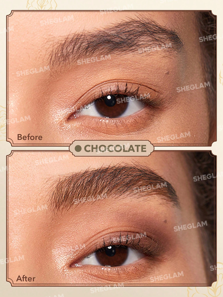 Олівець для брів з щіточкою-Chocolate 10224 фото