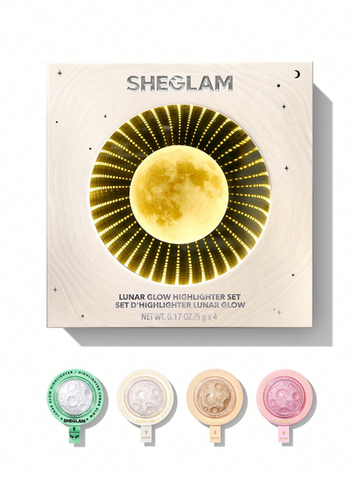 Набір із чотирьох хайлайтерів прибульців Lunar Glow Highlighter Set 10275 фото
