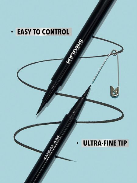 Чорна водостійка підводка-лайнер для очей Pro Precision Waterproof-Black 10025 фото