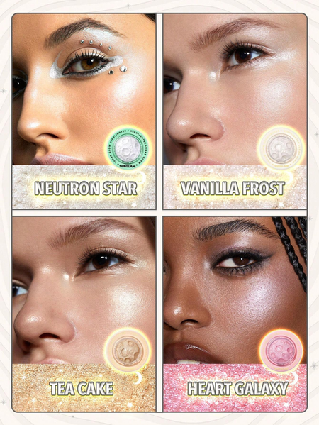 Набор из четырех хайлайтеров пришельцов Lunar Glow Highlighter Set 10275 фото