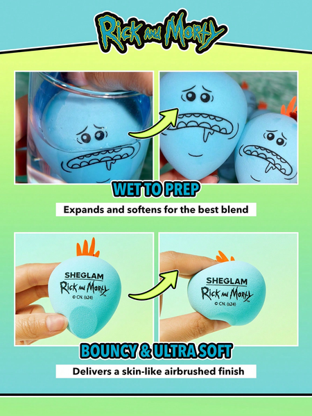 Спонж для макіяжу Mr. Meeseeks, колекція "Rick & Morty" 10176 фото