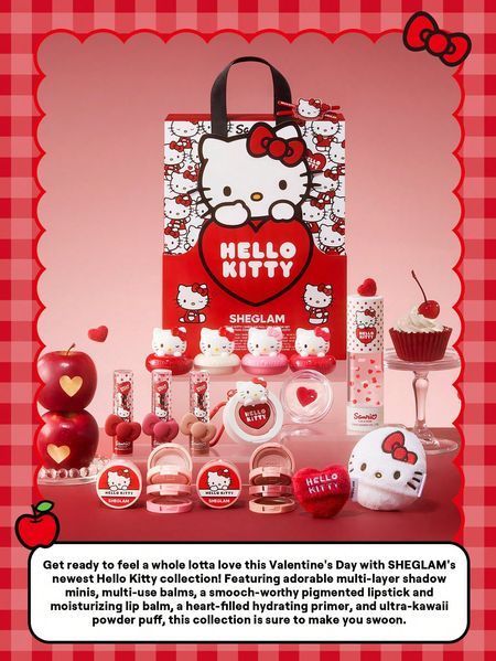 Коллекционный набор косметики Hello Kitty｜SHEGLAM Full Collection Set 10377 фото