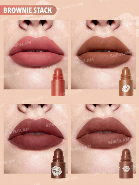 Помада 4 в 1 Brown Mega Lip Stacks-Brownie Stack 10178 фото