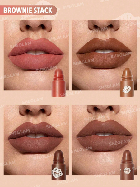Помада 4 в 1 Brown Mega Lip Stacks-Brownie Stack 10178 фото
