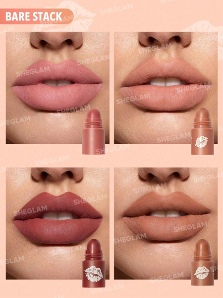 Помада 4 в 1 Mega Lip Stacks-Nude-Bare Stack 10179 фото