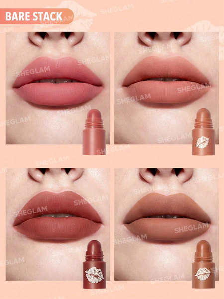 Помада 4 в 1 Mega Lip Stacks-Nude-Bare Stack 10179 фото