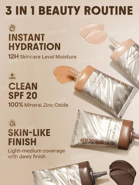 Тональний крем Dew & Done Skin Tint With SPF20-Shell 10030 фото