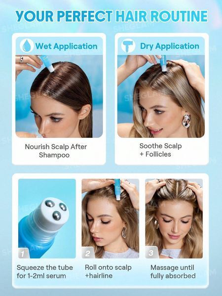 Сыворотка для кожи головы с роликом Ice Revive Scalp Serum 10385 фото