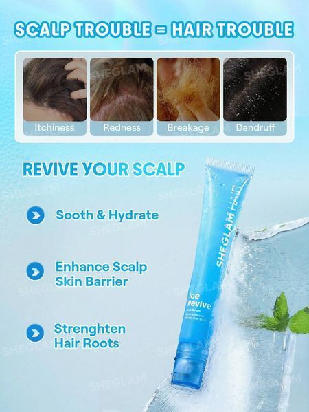 Сыворотка для кожи головы с роликом Ice Revive Scalp Serum 10385 фото