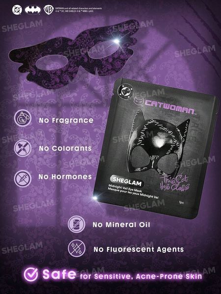 Маски для очей CATWOMAN&trade; | SHEGLAM Midnight Veil Eye Mask 10 шт 10386 фото