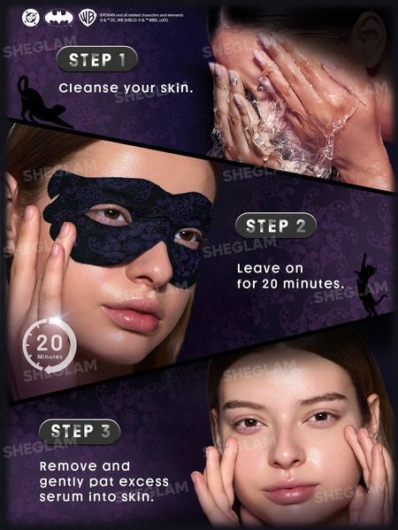 Маски для очей CATWOMAN&trade; | SHEGLAM Midnight Veil Eye Mask 10 шт 10386 фото