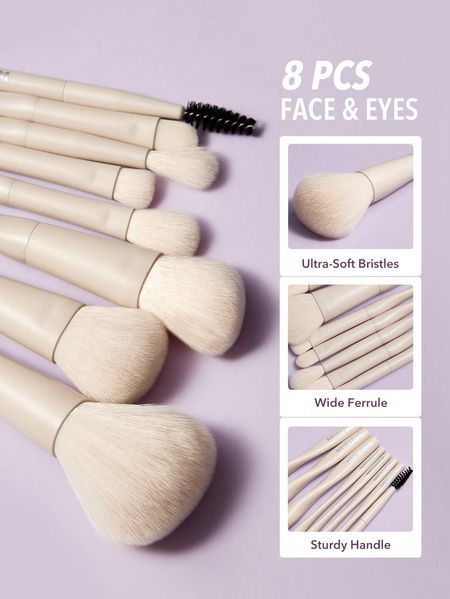 Набір пензлів для макіяжу Pro Core Brush Kit 8 шт 10340 фото