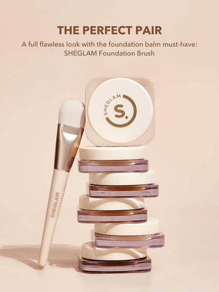 Пензлик для макіяжу (база, тон, основа маска) Foundation Balm Brush 10284 фото