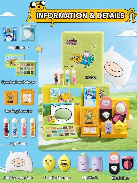 Коллекционный набор косметики Adventure Time | SHEGLAM 10141 фото